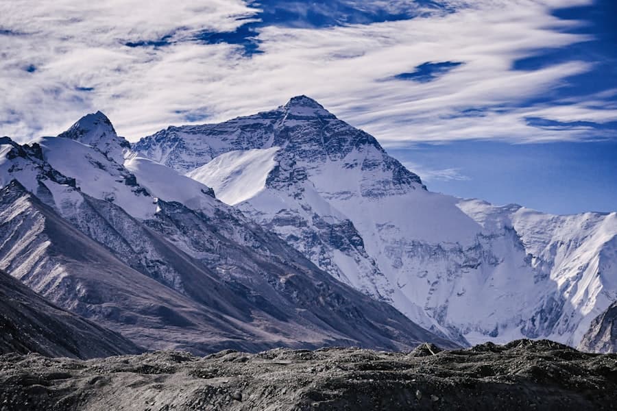 Snow-capped Himalayan peak
